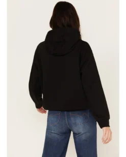 Wrangler Retro Women's Bold Logo Cropped Hoodie -Sheplers Sales 2000374538 001 P4