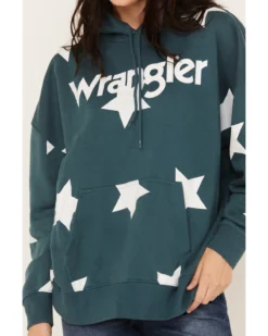 Wrangler Retro Women's Starry Logo Hoodie 8 Wrangler Retro Women's Starry Logo Hoodie -Sheplers Sales 2000374542 442 P3
