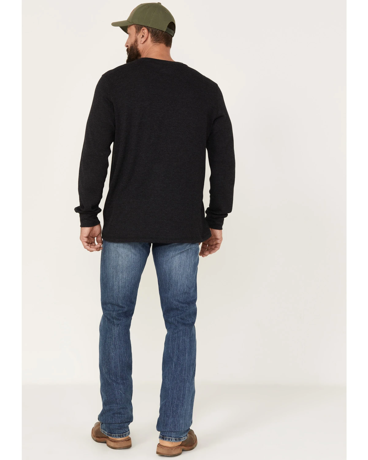 Wrangler Men's 88MWZ Retro Sawdust Medium Wash Slim Straight Denim Jeans - Tall 5 Wrangler Men's 88MWZ Retro Sawdust Medium Wash Slim Straight Denim Jeans - Tall - Image 3