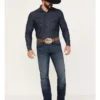 Wrangler Retro Men's 88MWZ Stone Dark Wash Slim Straight Stretch Denim Jeans -Sheplers Sales 2000374568 416 P1