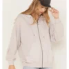Cleo + Wolf Women's Seamed Zip Hoodie -Sheplers Sales 2000374848 530 P1