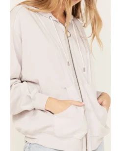 Cleo + Wolf Women's Seamed Zip Hoodie -Sheplers Sales 2000374848 530 P3