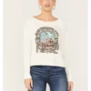 Rock & Roll Denim Women's Midnight Rodeo Graphic Sweatshirt -Sheplers Sales 2000375609 103 P1