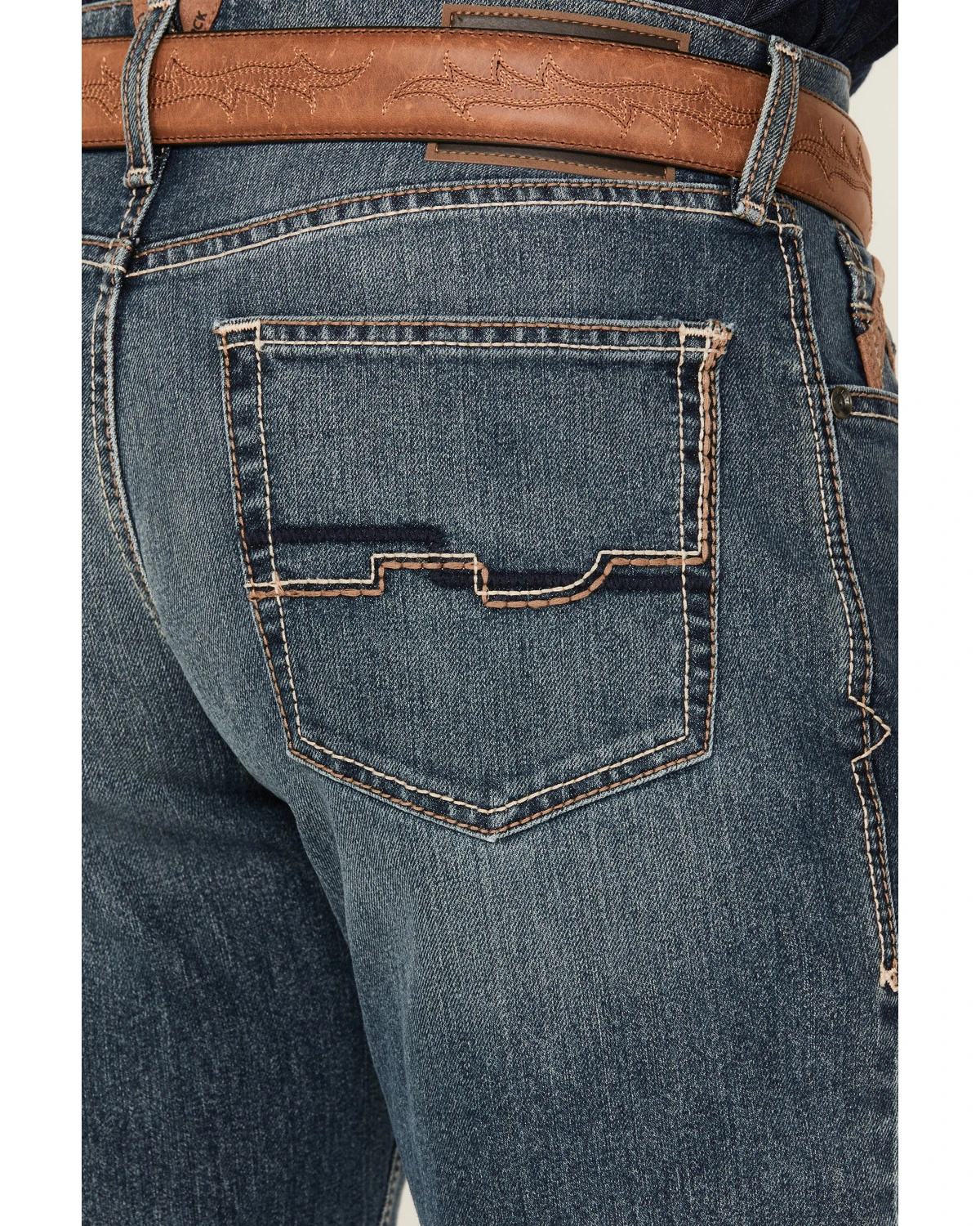 Ariat Men's M4 Relaxed Silvano Straight Denim Jeans - Big 6 Ariat Men's M4 Relaxed Silvano Straight Denim Jeans - Big - Image 4
