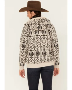 Ariat Women's R.E.A.L. Southwestern Print Sherpa-Lined Zip Hoodie 9 Ariat Women's R.E.A.L. Southwestern Print Sherpa-Lined Zip Hoodie -Sheplers Sales 2000377705 944 P4