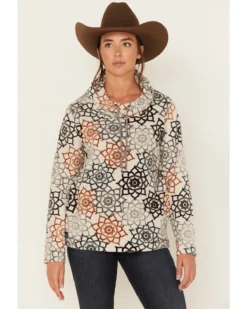 Kavu Women's Bella Coola Lunar Dreams Polar Fleece Sweatshirt -Sheplers Sales 2000378070 900 P5