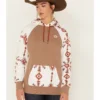Hooey Women's Southwestern Print Contrast Hoodie -Sheplers Sales 2000378786 110 P1