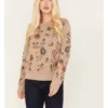 Driftwood Women's Embroidered Teddy Sweatshirt -Sheplers Sales 2000378937 251 P1