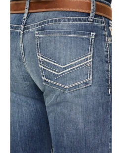 Cinch Men's Ian Medium Stonewash Slim Boot Performance Stretch Denim -Sheplers Sales 2000380103 402 P4