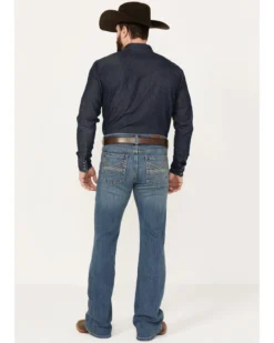 Cody James Men's Light A Shuck Medium Wash Relaxed Bootcut Stretch Denim Jeans -Sheplers Sales 2000381085 413 P3