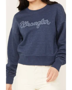 Wrangler Retro Women's Logo Graphic Sweatshirt -Sheplers Sales 2000382595 410 P3