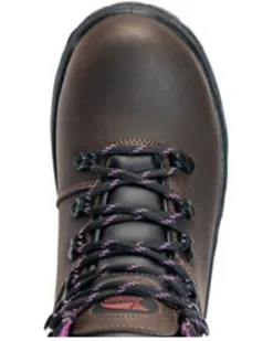 Avenger Women's Builder Mid 6" Lace-Up Waterproof Hiking Work Boot - Steel Toe -Sheplers Sales 2000383109 200 P6