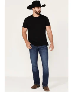 Wrangler Retro Men's Holsteiner Dark Wash Slim Boot Stretch Denim Jeans