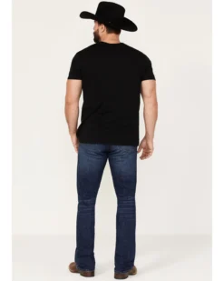 Wrangler Retro Men's Holsteiner Dark Wash Slim Boot Stretch Denim Jeans -Sheplers Sales 2000384265 400 P3