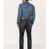 Rock & Roll Denim Men's Revolver Dark Vintage Wash Slim Straight Reflex Denim Jeans -Sheplers Sales 2000386197 416 P1