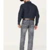 Rock & Roll Denim Men's Pistol Medium Vintage Wash Straight Leg Denim Jeans 2 Rock & Roll Denim Men's Pistol Medium Vintage Wash Straight Leg Denim Jeans -Sheplers Sales 2000386204 414 P1