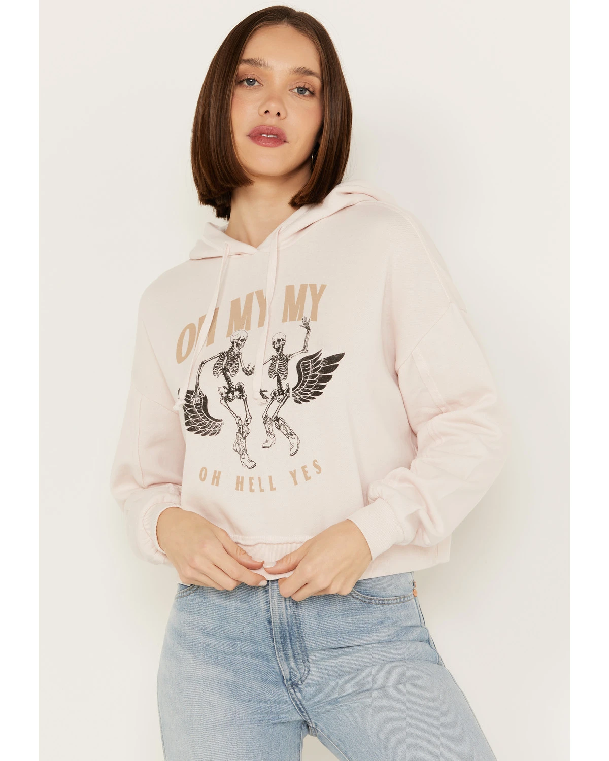 Cleo + Wolf Women's Oh My My Cropped Hoodie 3 Cleo + Wolf Women's Oh My My Cropped Hoodie