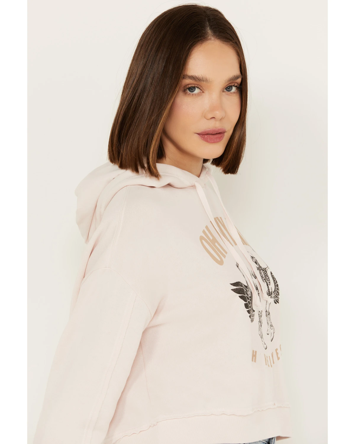Cleo + Wolf Women's Oh My My Cropped Hoodie 4 Cleo + Wolf Women's Oh My My Cropped Hoodie - Image 2