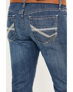 Cinch Men's Ian Medium Stonewash Slim Boot Performance Stretch Denim Jeans -Sheplers Sales 2000386396 402 P4
