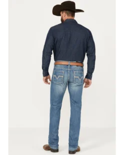 Rock & Roll Denim Men's Rifle Medium Vintage Wash Skinny Stretch ReFlex Denim Jeans