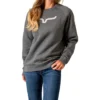 Kimes Ranch Women's Embroidered Vintage Crew Neck Sweatshirt 2 Kimes Ranch Women's Embroidered Vintage Crew Neck Sweatshirt -Sheplers Sales 2000392233 022 P1