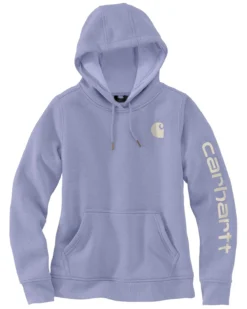 Carhartt Women's Relaxed Fit Midweight Logo Work Sweatshirt - Plus