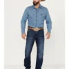 Wrangler Retro Men's Elmont Medium Wash Relaxed Bootcut Stretch Jeans -Sheplers Sales 2000394531 414 P1