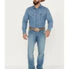 Wrangler Retro Men's Buffalo Pass Light Wash Slim Straight Stretch Jeans -Sheplers Sales 2000394537 412 P1