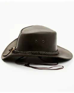 Bullhide Kids' Cedar Grove Leather Outback Hat -Sheplers Sales 282B40 7010 P3